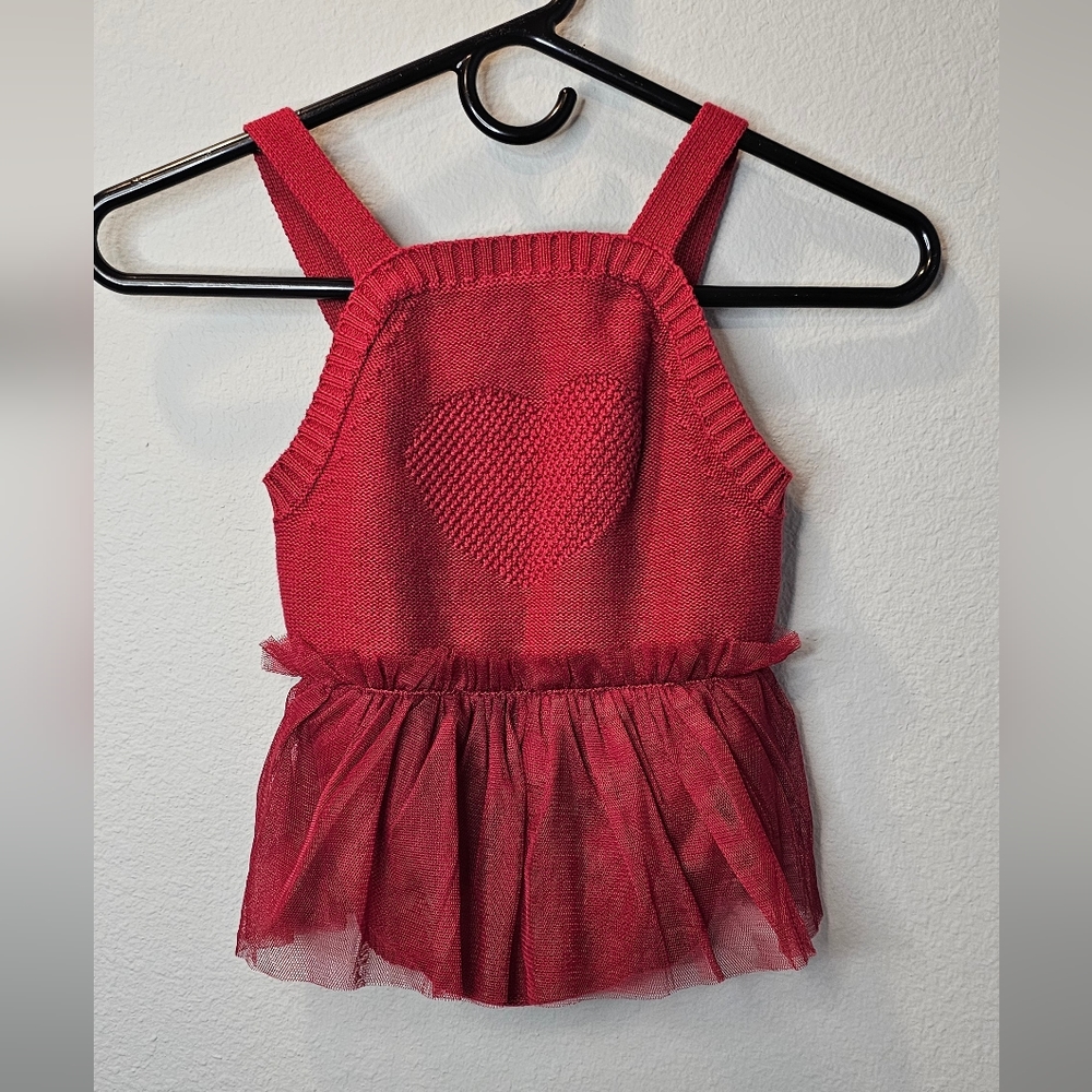 NWOT Angou Toddler Onsie. Red. 2-3T